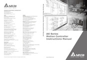 Delta AX Series Instruction Manual