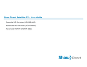 Shaw Essential HD Receiver User Manual