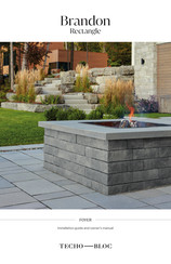 techo-bloc FOYER Brandon Rectangle Installation Manual And Owner's Manual