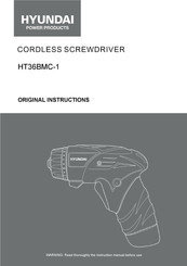 Hyundai power products HT36BMC-1 Instructions Manual