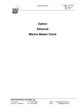 WESTERSTRAND 123383-01 Manual
