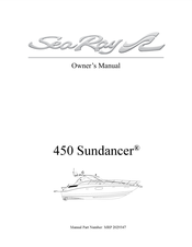 Sea Ray Sundancer 450 Owner's Manual
