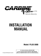 Magnadyne Carbine PLUS-3000 Installation Manual