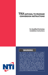 NTI 400080022500 Conversion Instructions