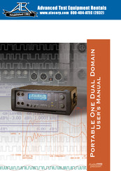 Audio Precision Portable One Dual Domain User Manual