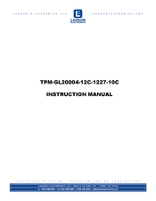 Larson Electronics TPM-GL20004-12C-1227-10C Instruction Manual