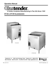 Glastender GT-30-CCW Operation Manual