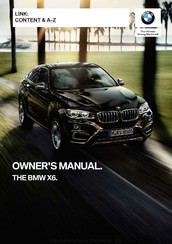 BMW X6 2019 Owner's Manual