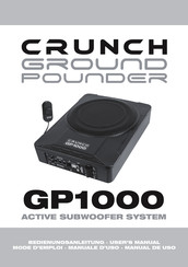 Audio Design GP1000 User Manual