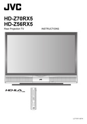 JVC HD-Z56RX5 Instructions Manual