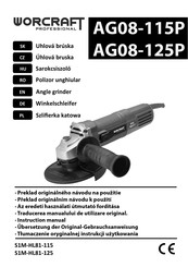 Worcraft AG08-125P Instruction Manual