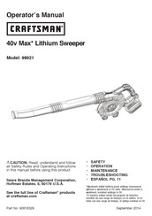 Craftsman 98021 Operator's Manual