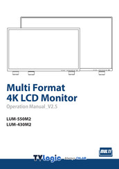 Tv logic LUM-430M2 Manuals | ManualsLib