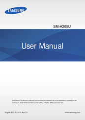 Samsung SM-A205U User Manual