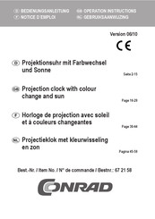 Conrad 67 21 58 Operation Instructions Manual