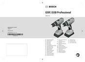 Bosch Professional GSR 18 V-21 Original Instructions Manual