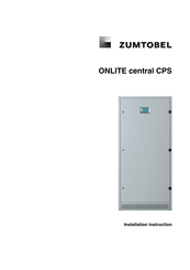 Zumtobel ONLITE central CPS Remote Interface Installation Instructions Manual