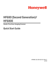 Honeywell HF680E Quick Start Manual