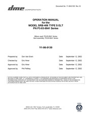 DME P3-03-0041 Operation Manual