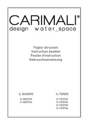 Carimali IL QUADRO 0-IQD5704 Instruction Booklet