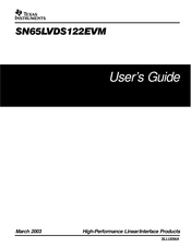 Texas Instruments SN65LVDS122EVM User Manual