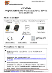 ICP DAS USA PDS-734D Quick Start Manual