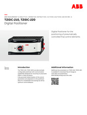 ABB TZIDC-220 Operating Instructions Manual