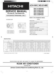 Hitachi RAC-VJ42PHAE Service Manual