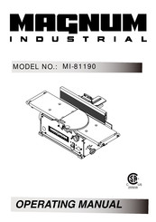 Magnum Industrial MI-81190 Operating Manual