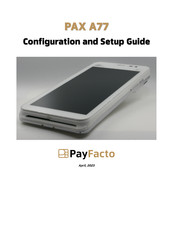 PayFacto PAX A77 Setup Manual