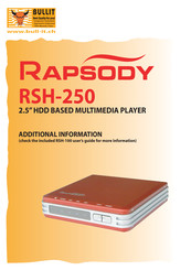 Rapsody RSH-250 Additional Information