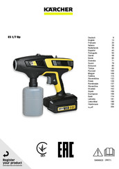 Kärcher ES 1/7 Bp Instructions Manual