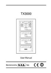 R.V.R. Elettronica TX3000SS User Manual