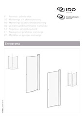 iDo PORSGRUND Showerama Operating And Maintenance Instructions Manual