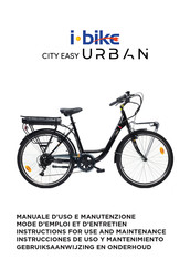I-Bike CITY EASY URBAN Instructions Manual