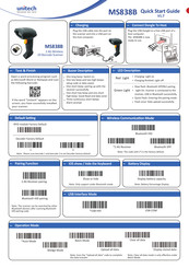 Unitech MS838B Quick Start Manual