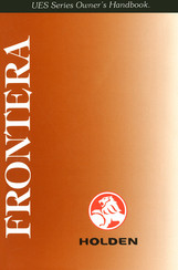 HOLDEN UES Series Owner's Handbook Manual