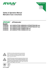 Jacobsen RYAN 544944A Safety & Operation Manual