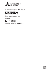 Mitsubishi Electric MR-D30 Instruction Manual