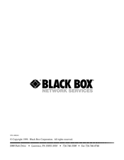Black Box RM070A Manual