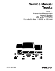 Volvo VHD 2002 Service Manual