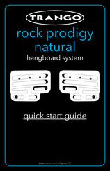 Trango rock prodigy natural Quick Start Manual