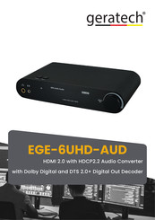 geratech EGE-6UHD-AUD Manual