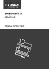 Hyundai HCH40V26-A Original Instructions Manual