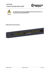 Conductix-Wampfler MultiLine 0835 Quick Manual