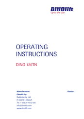 Dinolift DINO 120TN Operating Instructions Manual