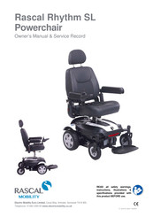 Rascal Rhythm SL Owners Manual & Service Record