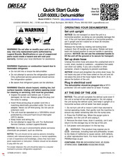 Legend Brands DRIEAZ LGR 6000Li Quick Start Manual