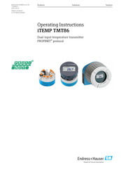 Endress+Hauser iTEMP TMT86 Operating Instructions Manual