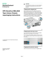 HPE StoreEver MSL4048 Instructions